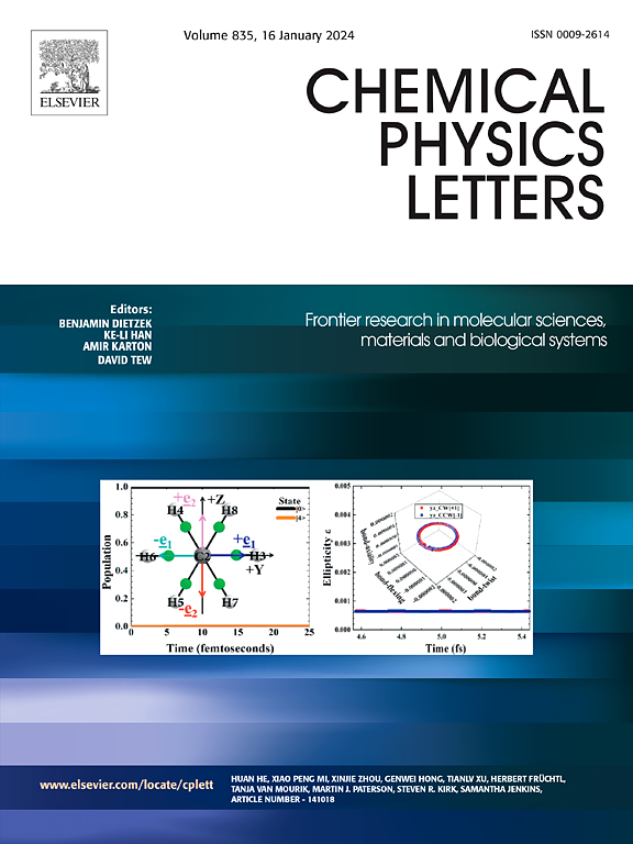 Go to journal home page - Chemical Physics Letters